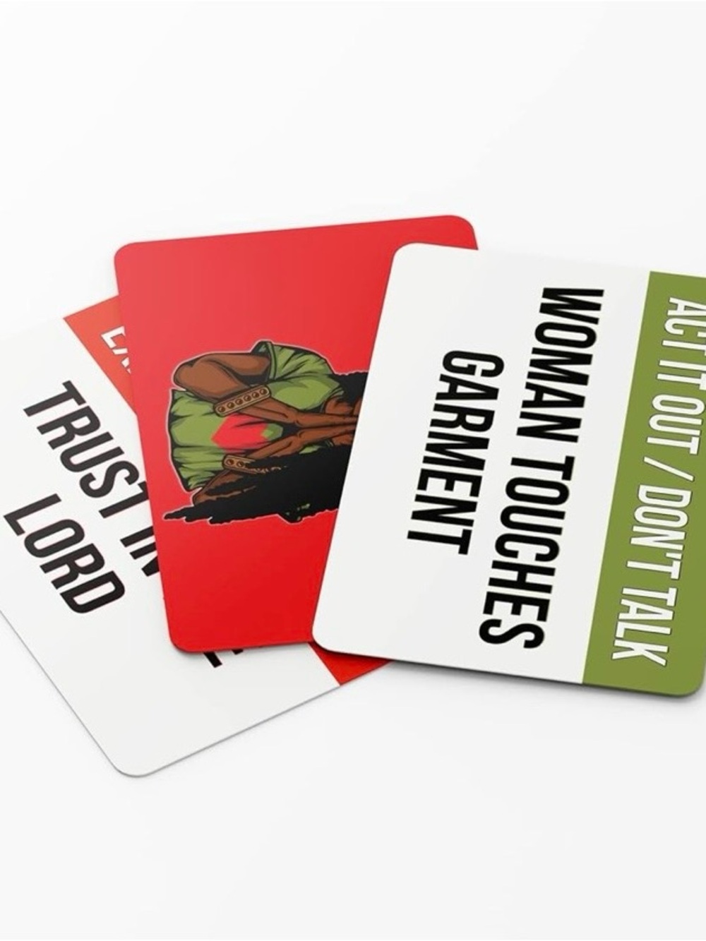 🚫SOLD🚫 God Is Dope Card Deck - Red and Black | Ice breaker - Picture 7 of 7